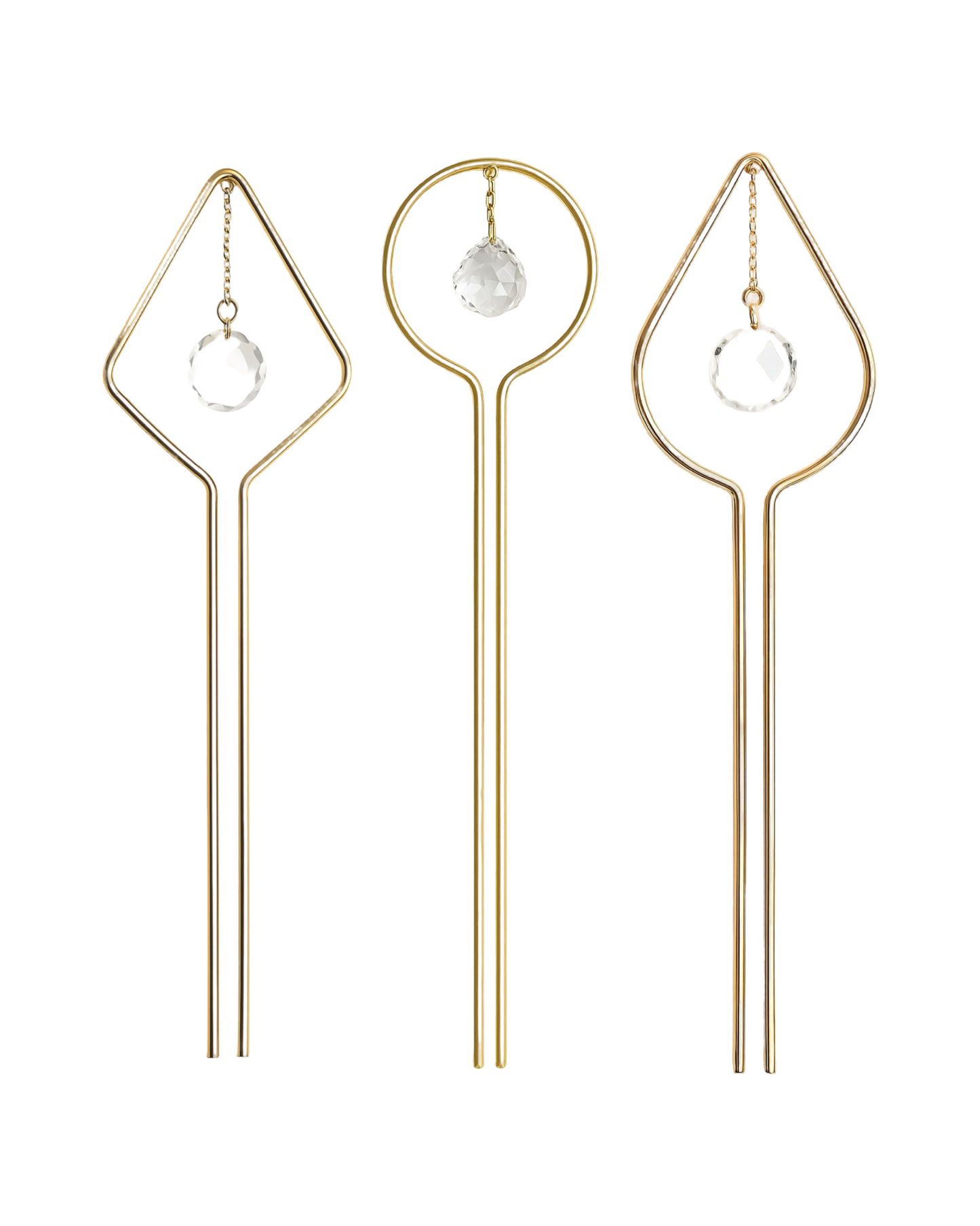 Plant Sun Catcher Stake Trio Bundle