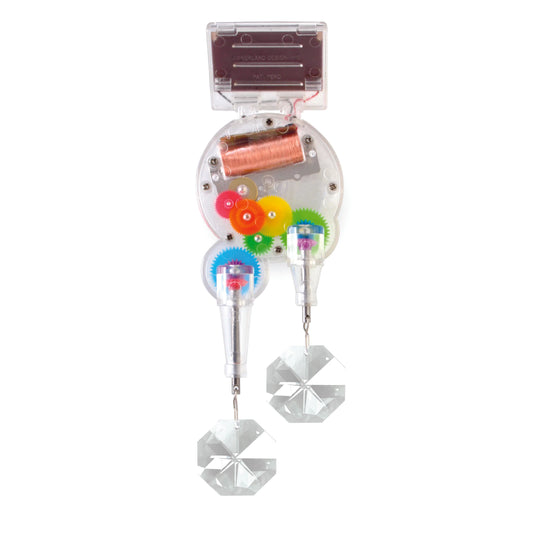Double Crystal Solar Powered Sun Catcher