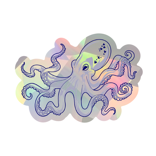 Octopus Sun Catcher Sticker