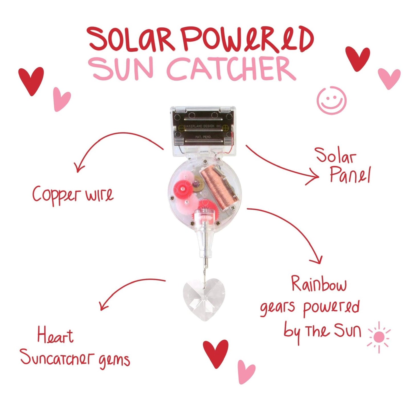 Heart Solar Powered Sun Catcher