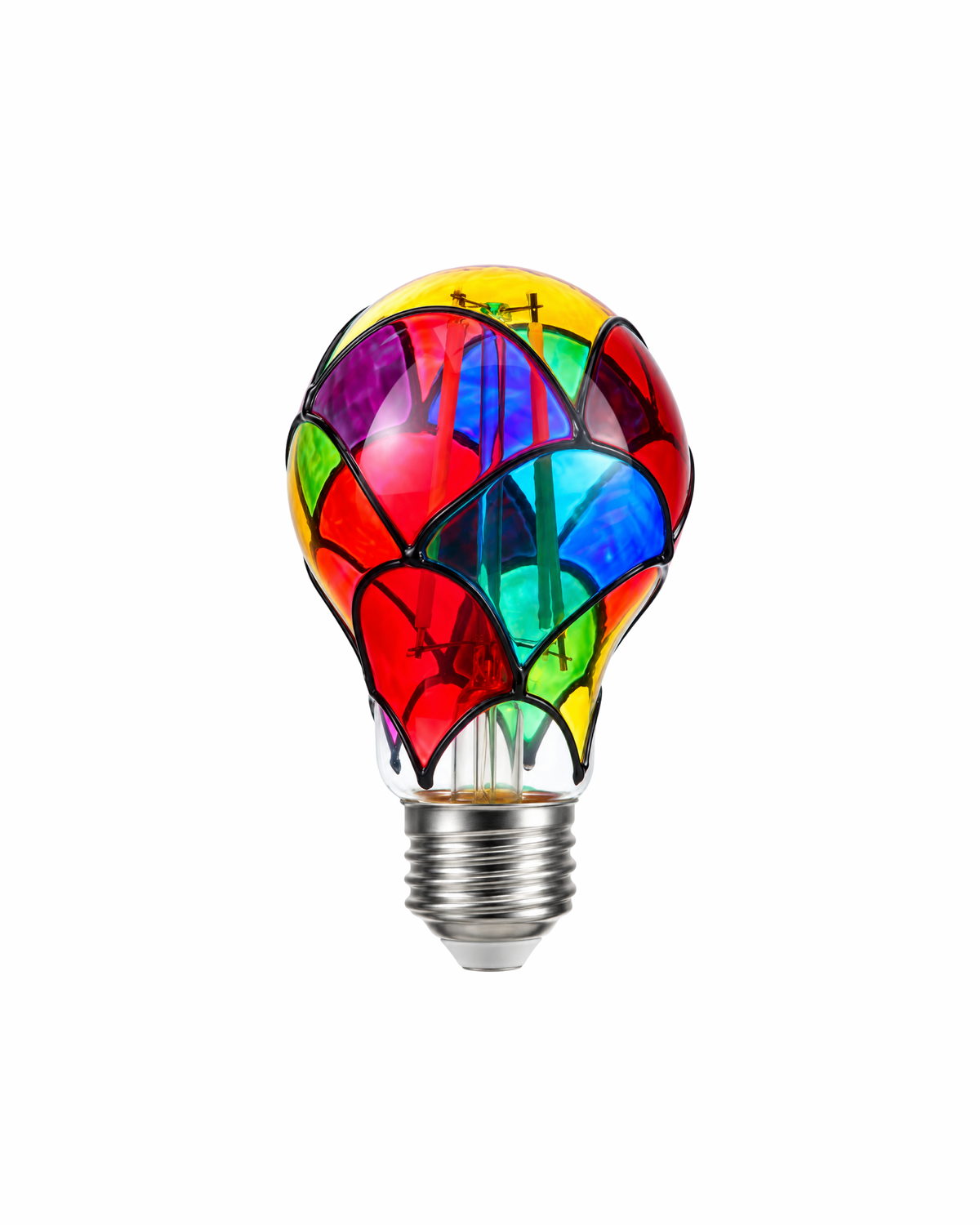 Stained Glass Light Bulb