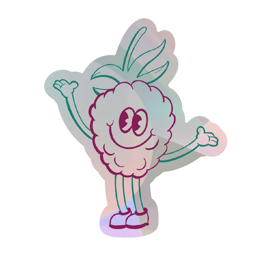 Grape Friend Sun Catcher Sticker