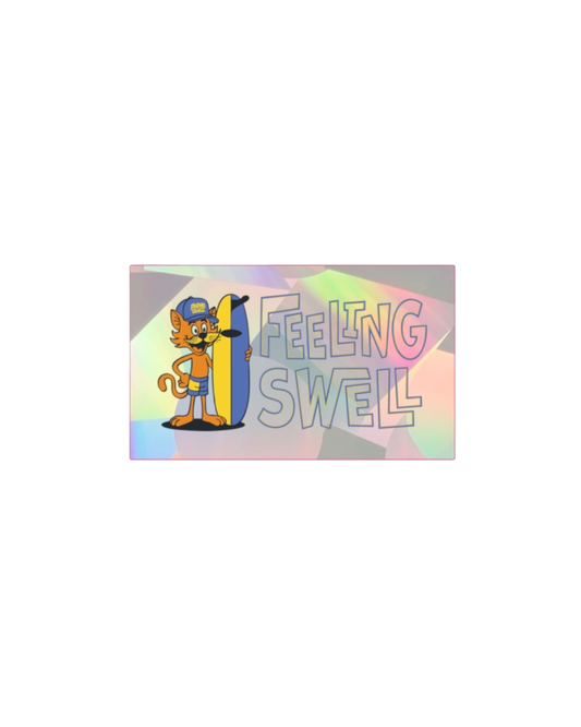 Feeling Swell Cool Cat Sticker