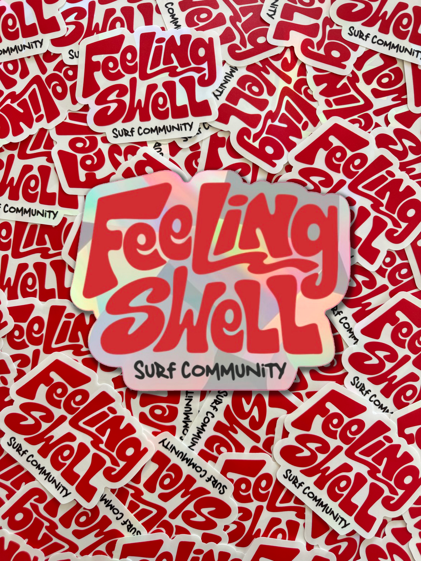 Feeling Swell Logo Sticker