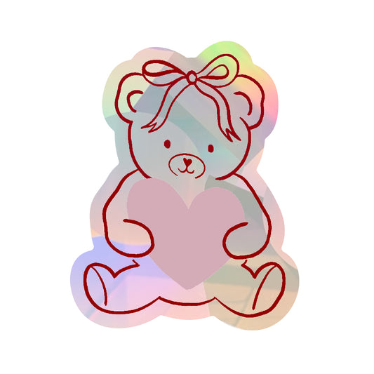 Bear Sun Catcher Sticker