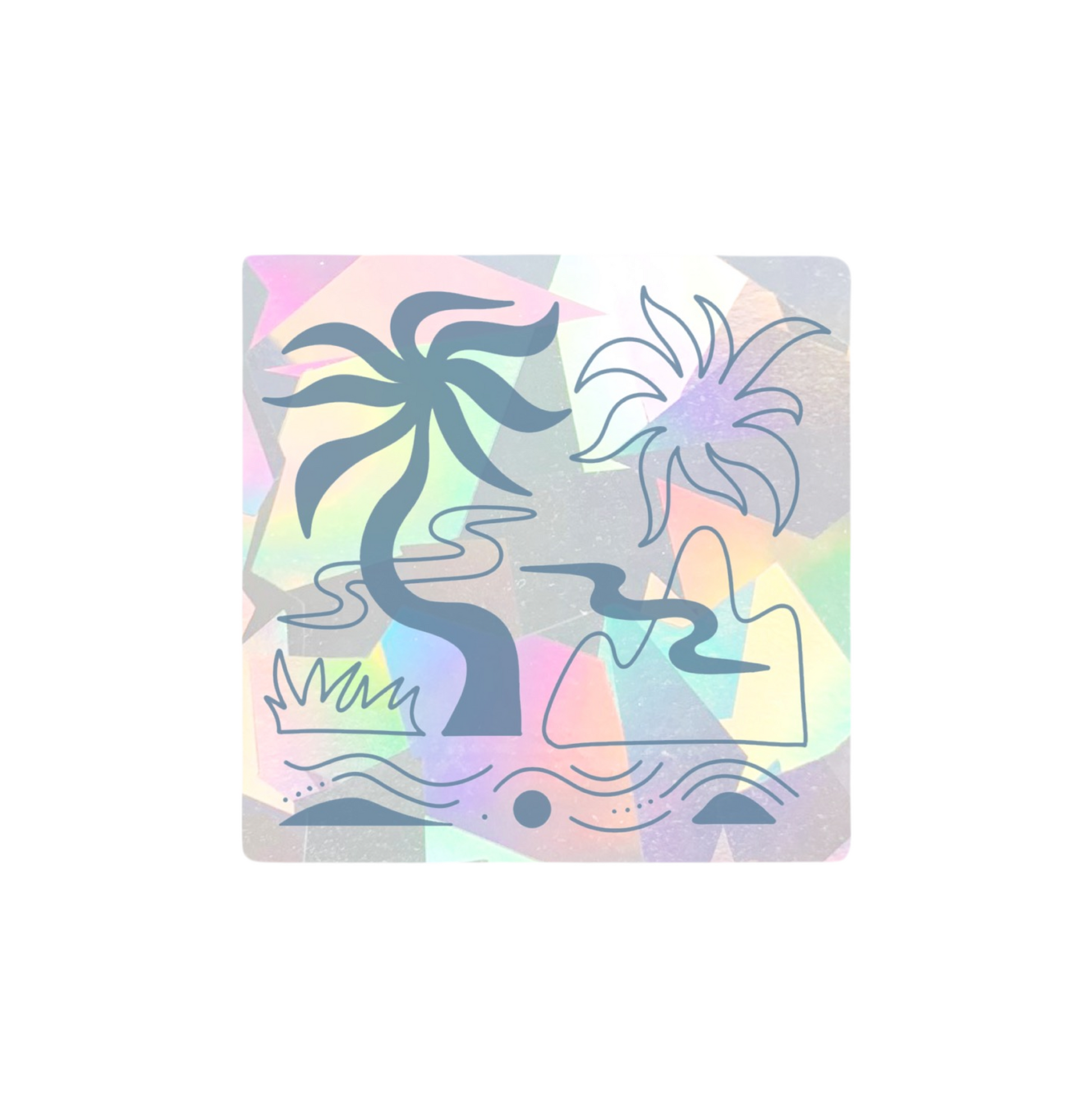Oasis Sun Catcher Sticker – Rainbow Spaces