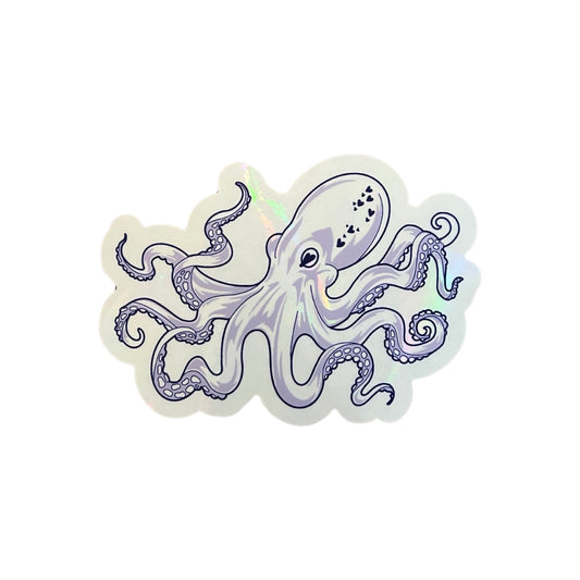 Octopus Sun Catcher Sticker