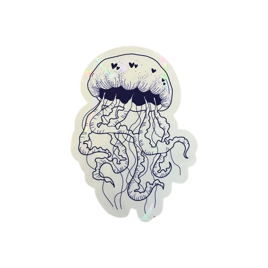 Jellyfish Sun Catcher Sticker