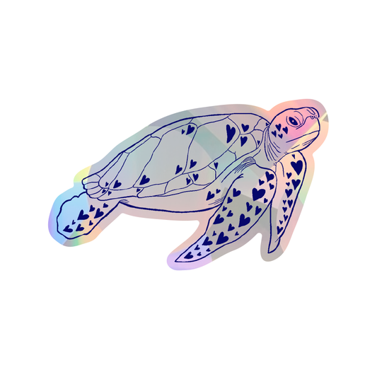 Turtle Sun Catcher Sticker